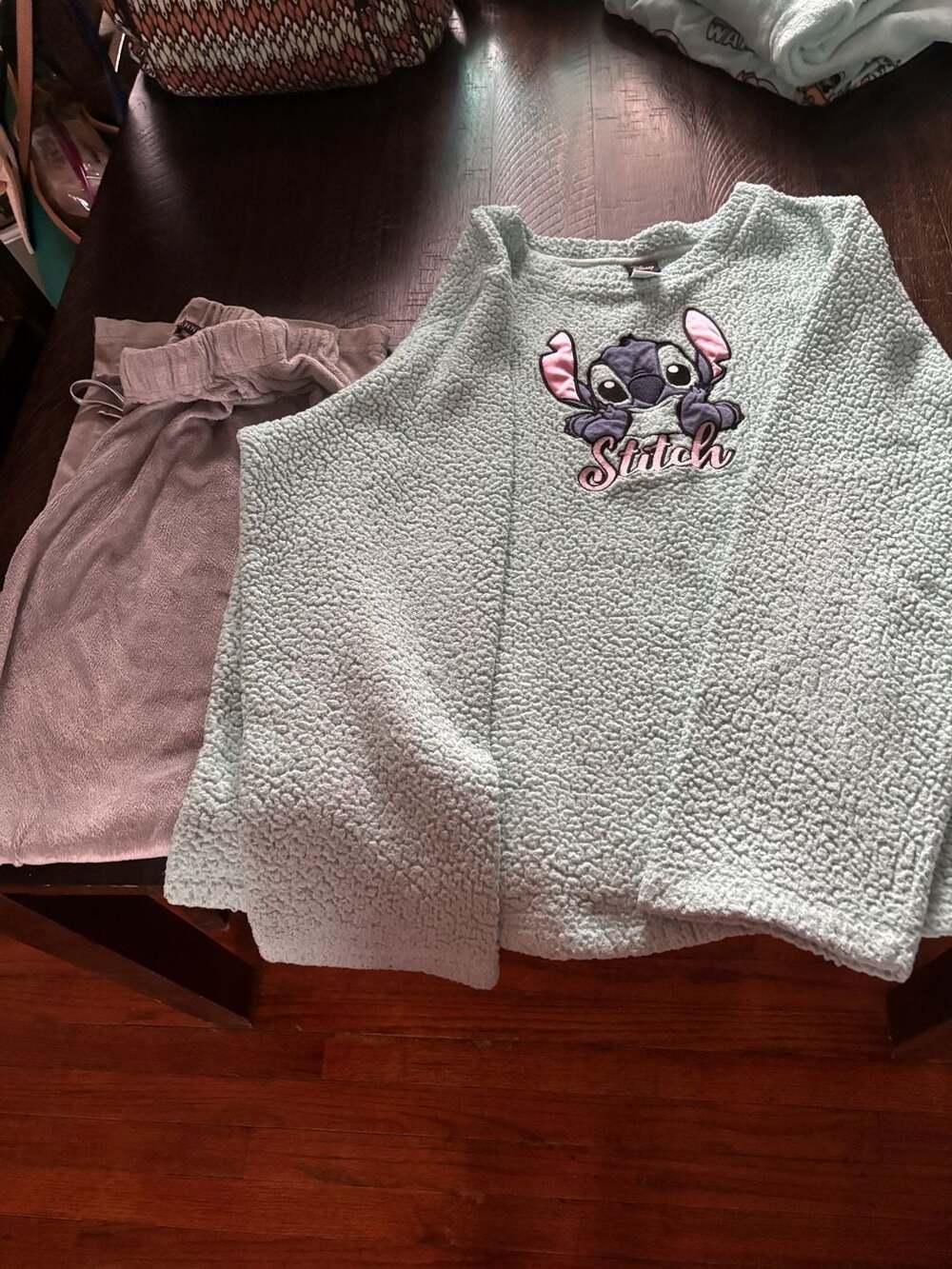 Disney Lilo & Stitch Sherpa Sleepwear Pullover & Pajama Pants Set